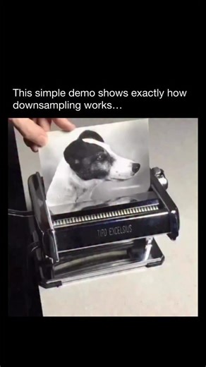 PEEPER on Instagram: "Physically slicing an image into smaller pieces is one of the simplest ways to understand downsampling, because each fragment retains the large shapes while losing the fine details that disappear at lower resolution. Digital downsampling works the same way by averaging and compressing pixels so the overall structure stays clear, yet the tiny patterns the eye would barely notice at smaller sizes are removed to save space and processing power. Seeing the process physically ma