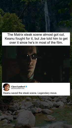 Keanu Saved The Matrix Steak Scene