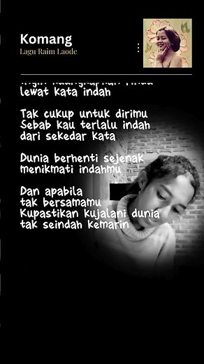 Lirik Lagu | Komang - Raim Laode #liriklagu