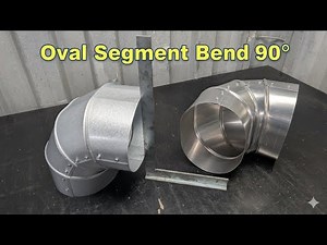 Oval Segment Bend 90°