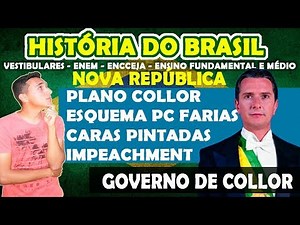History of Brazil - New Republic (1985-) - Class 2 - Collor Government (1990-1992)