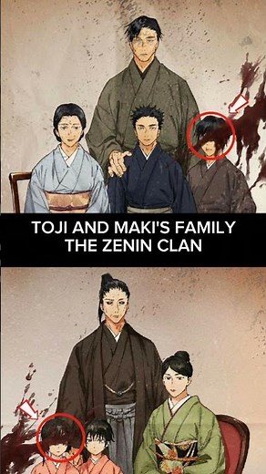 Toji and Maki's Family, The Zenin Clan💀🥶#jujutsukaisen #toji #makizenin