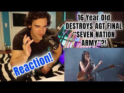 16 Year Old Guitarist DESTROYS “Seven Nation Army” in AGT FINAL | Reaction!
