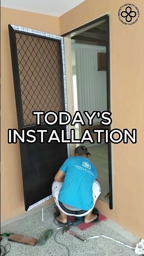 New Look Today: Aluminum Screen Door Installed