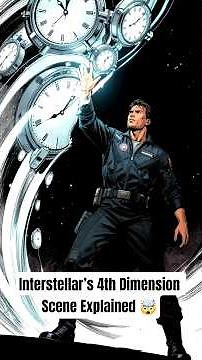Interstellar’s 4th Dimension Scene Explained 🤯 #interstellar #science #physics