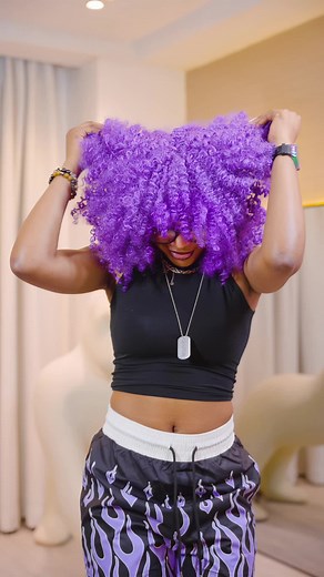 Dancing with Purple Speedy: A Colorful and Energetic Performance