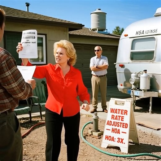HOA Banned My Family From Parking Our RV, So My Dad, Who Owned Their Water, Tripled Their Rates! Title HOA banned my family from parking our RV. So, my dad, who owned their water, tripled their rates. The night the HOA letter came, my mom sat on the porch steps with her hands shaking, holding a single sheet of paper that changed everything. The paper said we had 7 days to remove the unsightly recreational vehicle from our driveway or face daily fines. That unsightly thing was our family's RV, ou
