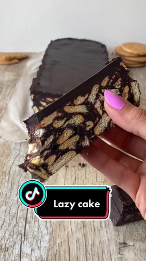 Easy Lazy Cake Recipe with Nutella