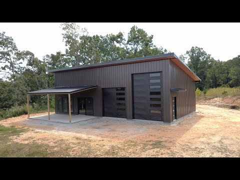 30x50 Single Slope Shop House
