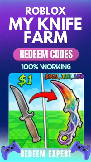 Roblox My Knife Farm Codes 🔪 Don’t Miss This!