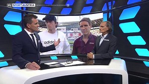Alfred Tatar zieht die "Kappe" vor Michael Gregoritsch - Sky Sport Austria
