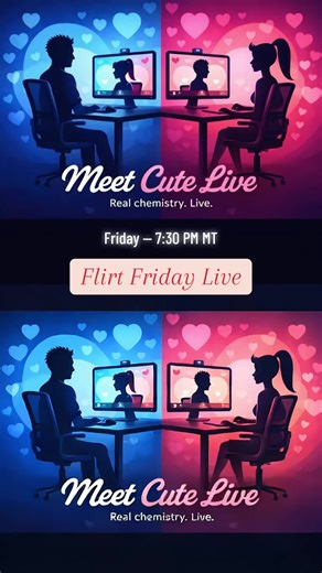 I’m hosting a live speed dating show called Meet Cute Live. Real people. Real chemistry. No swiping. Midwest singles—especially Colorado—this is for you. Follow this page and request to join the live. Once we hit 50 requests… we’re going live. #M#MeetCuteLiveM#MidwestSinglesC#ColoradoDatingS#SpeedDatingLiveTikTokDating