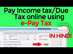 How to Pay income tax online through e pay using Atm card or online banking