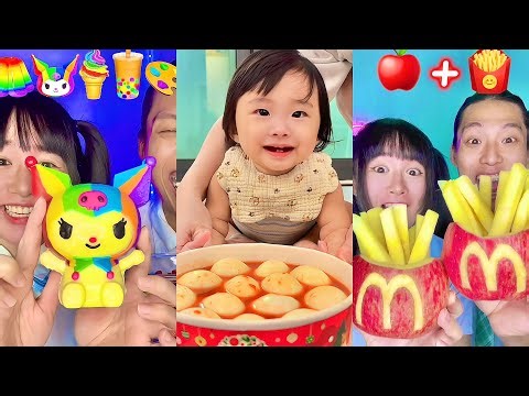 Random Emoji Food Challenge ASMR Compilation! 🥵bubble tea(Part251)