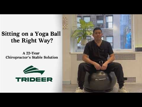 Sitting on a yoga ball the right way? Start here ✅