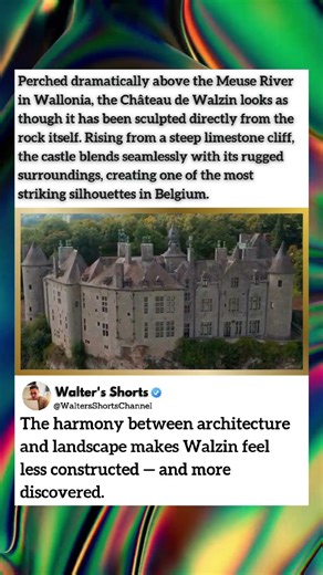 This Castle Looks Built Into the Cliff 🏰