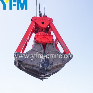 [Hot Item] 16cbm Dredging Grab Mechanical Four-Rope Underwater Clamshell Grab Dredgers for Dredge Material From Stationary Pontoon
