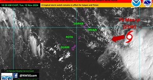 Guam now in COR 3 as Tropical Storm Man-yi approaches, residents asked to prepare