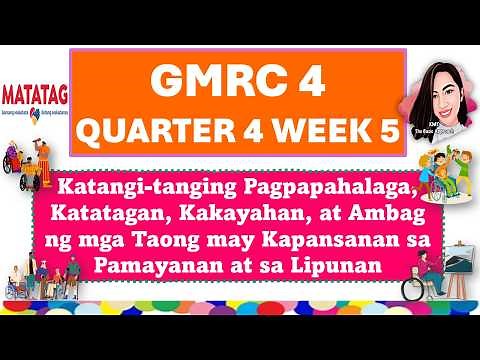 GMRC 4 QUARTER 4 WEEK 5 MATATAG CURRICULUM #gmrc4quarter4week5matatagcurriculum
