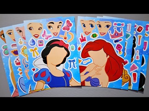 Paper DIY | No Talking Princess Sticker ASMR 😌 Relaxing And Satisfying