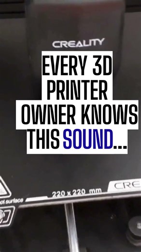 The sound every 3D printer owner LIVES for 🤤