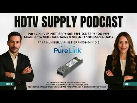 PureLink VIP-NET-SFP+10G-MM-0.3 SFP+ 10G MM Module for SFP+ Interlinks & VIP-NET 10G Media Hubs