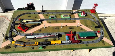 Scarce 1953 Original Postwar Lionel D-104 Dealer Display 4' x 8' Layout C7  | eBay