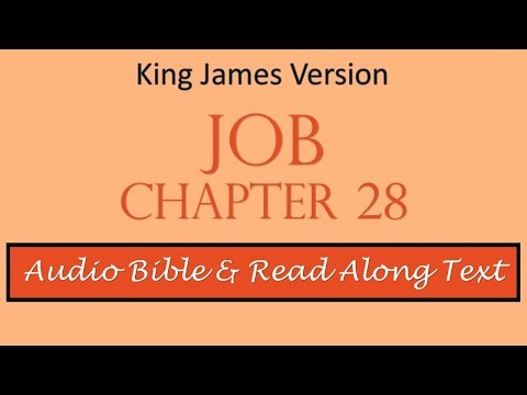 Job 28 | KJV DRAMATIZED AUDIO BIBLE WITH TEXT