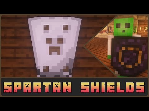 Minecraft - Spartan Shields Mod Showcase [Forge 1.14.4/1.12.2]