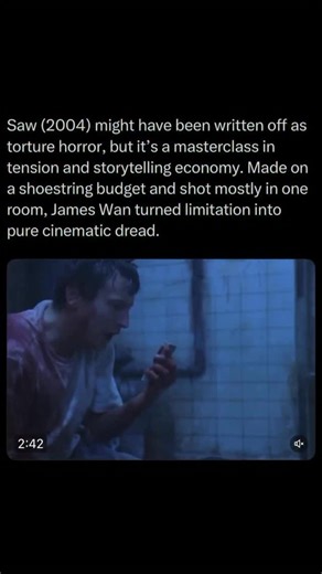 Horror on Instagram: "One of my favorite horror films ever. #saw #jigsaw #horror #scarymovie"