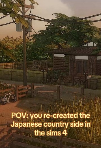 Traditional Japanese Home Build in The Sims 4
