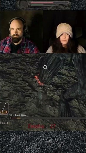 Streamer's FIRST EVER Dark Souls 2 Boss Fight Goes Surprisingly Well #gaming