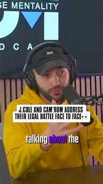 J.COLE AND CAM’RON ADDRESS THEIR LEGAL BATTLE FACE TO FACE 👀