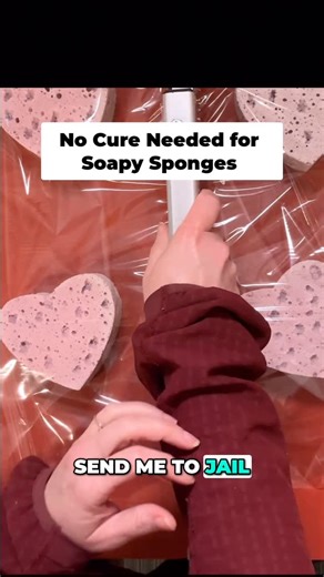 Bath Fizz & Foam on Instagram: "Hot take: Cold process soapy sponges don’t need the cure you’ve been taught to fear. They harden fast, they perform great, and the science checks out. I know. I KNOW. I’ll pack my soap‑maker jail bag. ➡️Comment SPONGE and I’ll DM you this FREE tutorial on how to make soapy sponges - it also comes with a FREE eBook with written instructions! ... #soapysponges #bathfizzandfoam #soapshare #coldprocesssoap #soapsponges"