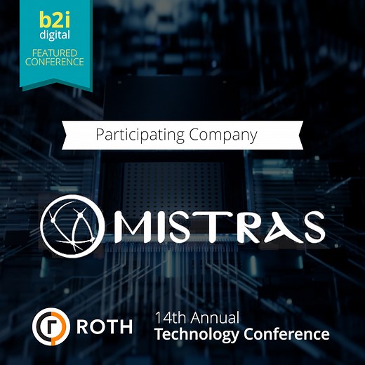 B2i Digital is pleased to announce MISTRAS Group Inc. (NYSE - MG) is participating in the 14th Annual ROTH Capital Partners Technology Conference, taking place November 18–19, 2025, at the Hard Rock Hotel in New York, NY. MISTRAS Group, Inc. (NYSE: MG) is a global leader in technology-enabled industrial asset integrity solutions, serving critical industries including oil & gas, aerospace & defense, power & utilities, manufacturing, and civil infrastructure. The 14th Annual ROTH Technology Confer