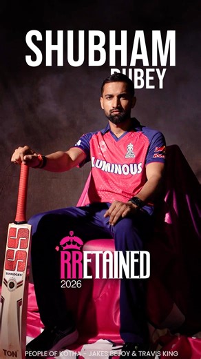 76K views · 1.2K reactions | The left-handed Dubey right where he belongs  | Rajasthan Royals | Facebook