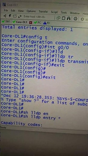 How to enable Lldp in cisco switch? #ccna #networkdiscovery