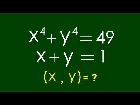 A Nice Algebra Problem | Math Olympiad (x , y) = ?