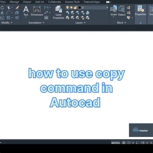 Master the AutoCAD COPY Command in 15 Seconds! ⏱️ #CADMaster #AutoCAD #shorts #learn auto cad