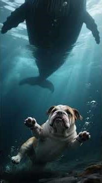 Hero Pug Saves Baby Tiger & Baby Bulldog From Giant Whale