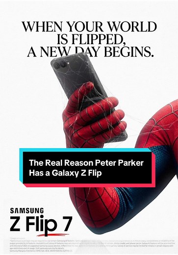 Spider-Man's Phone Contract: A Galaxy Z Flip Mystery