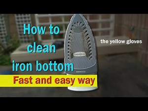 How To Clean Iron Bottom - fast and easy