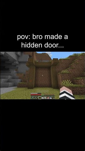 minecraft secret base #minecraft #minecraftmemes #gaming