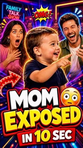 When a Toddler Exposes Mom on Live Show 😭 😂🔥 #funnybabyvideos #babycomedy #funnybabyvideos