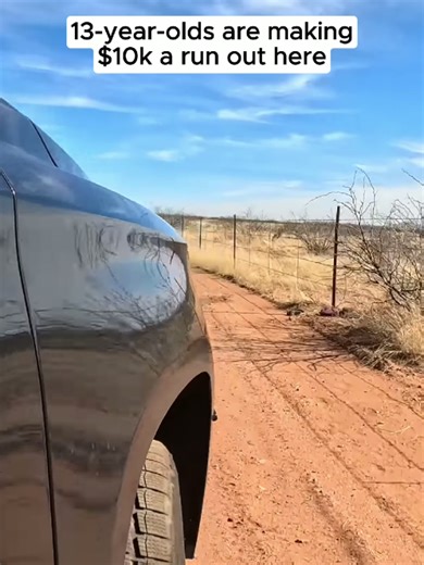 13 Year Old are Making $10k a Run Out Here #shariff #border #agents #bordarpatrol #migrants