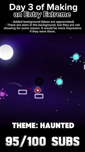 Day 3 of Building EXTRY EXTREME #geometrydash #gd #gaming #shorts #extreme #demon #subscribe #fyp