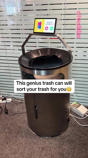 Smart Trash Can by Ameru.ai Revolutionizes Recycling