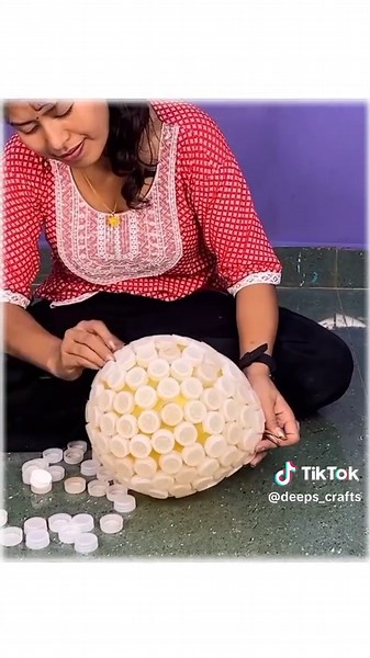 Balloon Caps = Amazing Light Idea! 😲💡 #creativecraft #deepscraft