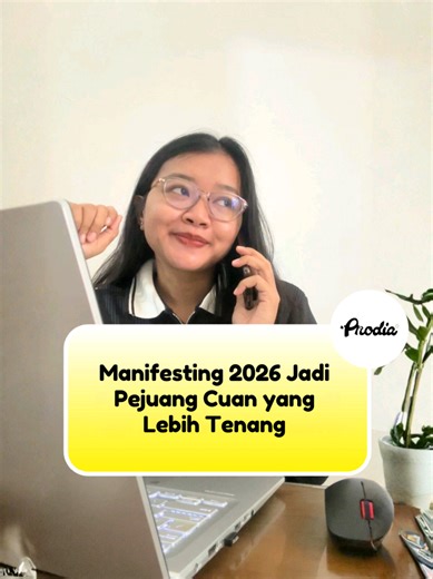 Yuklah kita realisasikan 2026 jadi pejuang cuan yang lebih mindful, aware, dan tenang 🙌🏻💸 Share kalau kamu punya cara lainnya ya! #Prodia #TenangKarenaTau #MedicalCheckUp