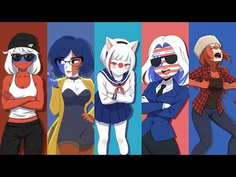 BEST COUNTRYHUMANS COMPILATION 18+🔞🍓 (COMPILATION)